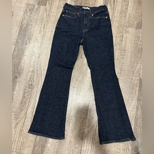 Madewell Perfect Vintage Flare Jean Dark Wash Petite